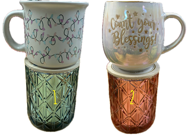 Candle & Mug Combo with mini hot chocolate reindeer