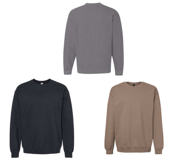 Sweatshirt - Crew Neck gildan(pick your size) prices vary