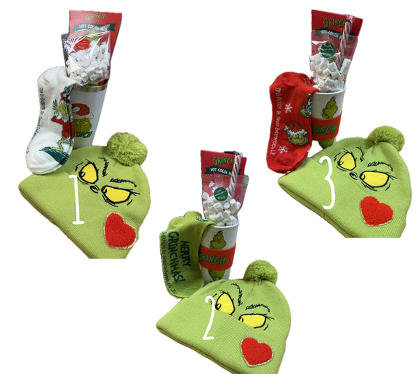 Grinch Tall mug with lid